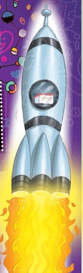 Distraction box rocket wellbeing for children aged 6-12