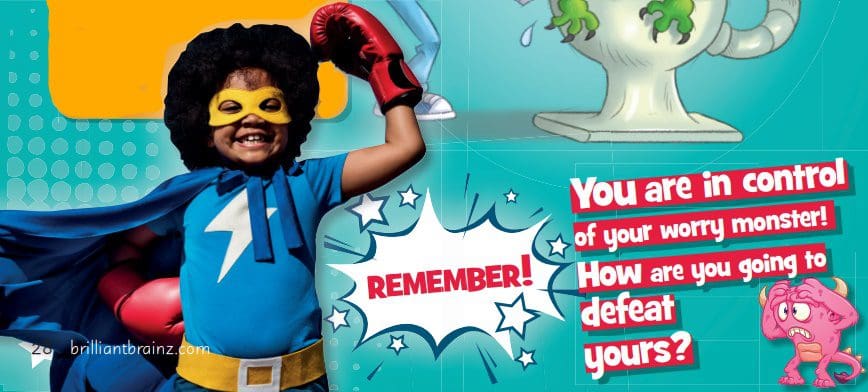 You can knockout the worry monster!