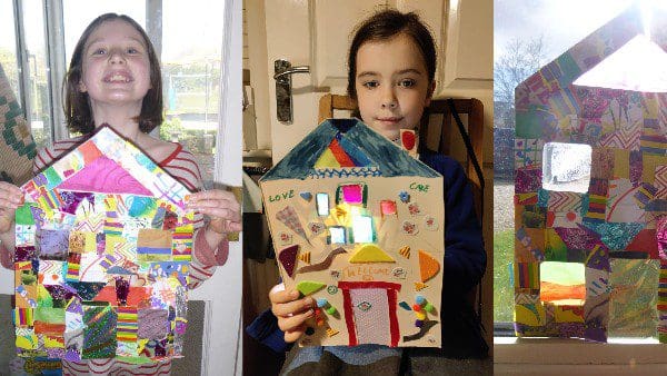 How to Make a Collage House