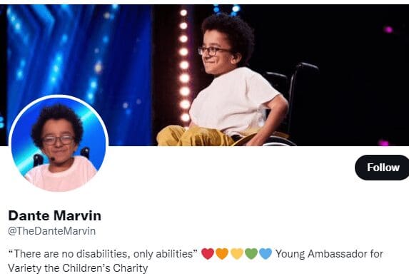 Dante Marvin courage and encouragement